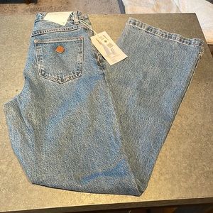 NWT Abrand Jeans High & Wide Debbie